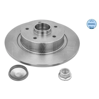 Immagine di MEYLE 16 15 523 4111 Disco freno Assale posteriore 270 10 5 108 pieno con cuscinetto ruota integrato, anello sensore ABS RENAULT: MEGANE 2