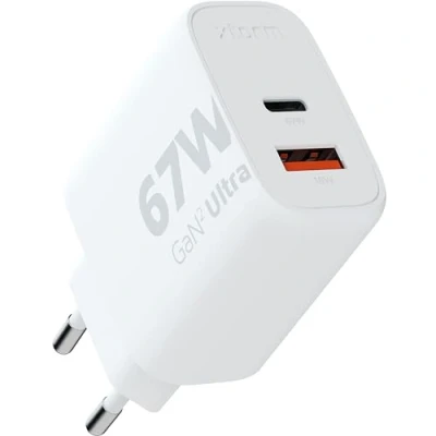 Immagine di Xtorm GaN2 Dual USB C Caricabatterie Rapido 67W Bianco