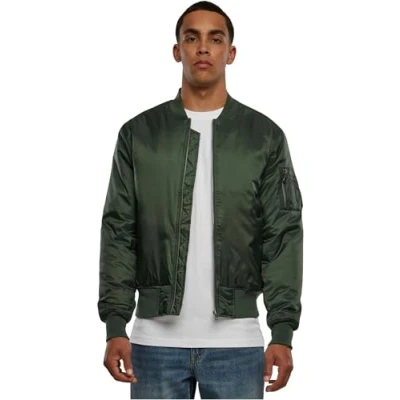 Immagine di Urban Classics Basic Bomber Jacket, Giacca Uomo, Olive, 4XL Plus