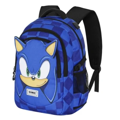 Immagine di Karactermania Sonic THE Hedgehog SEGA Sight PLUS Running Zaino per bambini, Taglia: One Size, Azul