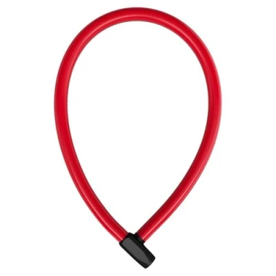 Immagine di ABUS 4408K Lucchetto a Cavo in Acciaio con Rivestimento Plastica per Bici Livello di Sicurezza 2 Colore Nero