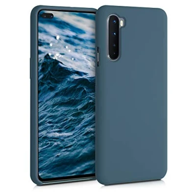 Immagine di kwmobile Cover per OnePlus Nord Custodia Back Case Smartphone in Silicone TPU Protezione Gommata ardesia scuro