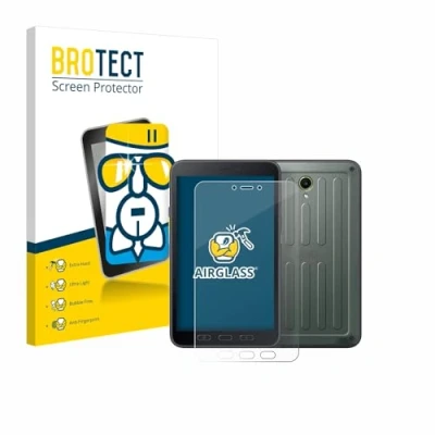 Immagine di brotect Pellicola Protettiva Vetro per Samsung Galaxy Tab Active 5 (ritratto) Protezione Schermo [Durezza Estrema 9H, Chiaro]