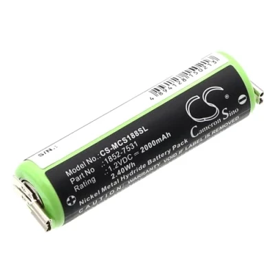Immagine di TECHTEK batterie compatibile con [Moser] Easy Style 1881, ChroMini 1591, 1591B, 1591Q, sostituisce [Wella] Eco XS Profi, Profi XS, Tonde S, Xpert HS50