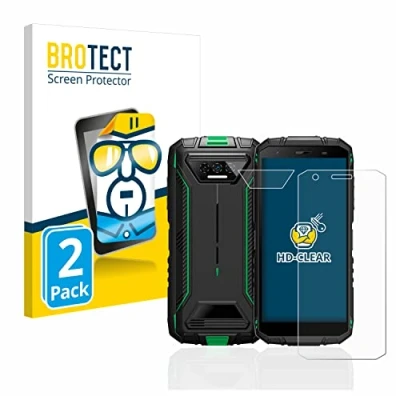 Immagine di brotect Pellicola Protettiva per Doogee S41 Pro (Fronte+Fotocamera) Protezione Schermo (2 Pezzi) [Trasparente, Anti Impronte]