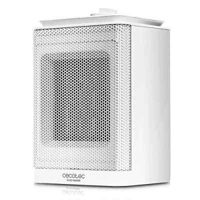 Immagine di Cecotec Riscaldatore da bagno in Ceramica Ready Warm 6150 Rotate Style Oscillante, 1500 W, termostato regolabile, 3 modalità, protezione surriscaldamento e anti rollio, silenzioso, 25m2