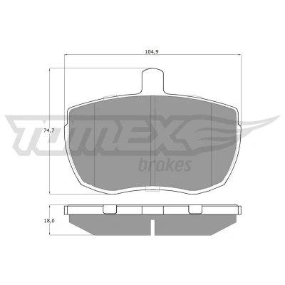 Immagine di TOMEX brakes TX 11 21 Kit pastiglie freno Assale anteriore LAND ROVER: Defender SUV, Pick up, Range Rover 1