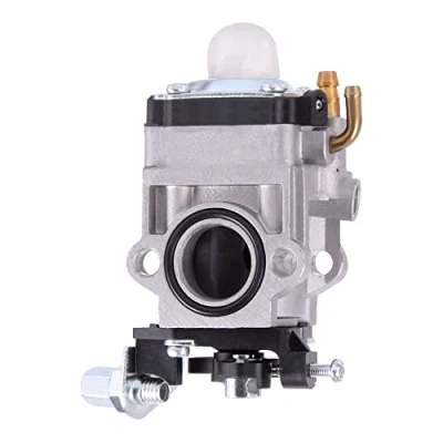 Immagine di GOOFIT Carburatore 15 Decespugliatore Performance Sostituzione Per 2 Tempi 33cc 43cc 47cc 49cc ATV Mini Quad Go Kart Pit Bike Ciclomotore e Scooter Argento