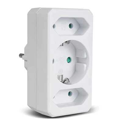 Immagine di Maclean Energy MCE211 Presa tripla versione tedesca 1x16A 2x2,5A