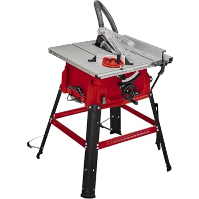 Immagine di Einhell Sega circolare da banco TC TS 2025/3 eco (max. 2.000 watt, Guida angolare, parallela, Collegamento di aspirazione sulla scocca e protezione lama, Lama in metallo duro inclusa)