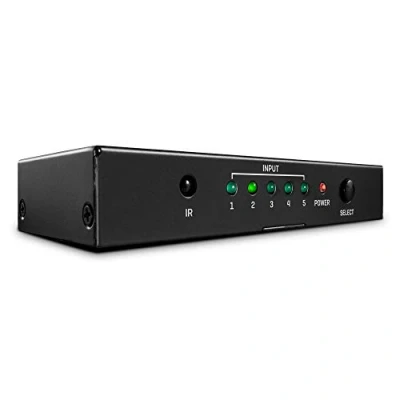 Immagine di LINDY 5 Port HDMI 18G Switch Porte Con telecomando 3840 x 2160 Pixel