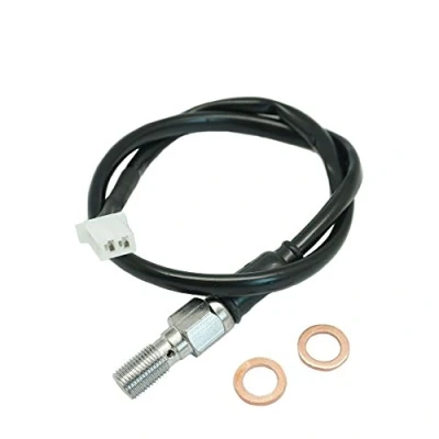Immagine di M10 x 1,25 mm anteriore posteriore idraulico freno pinza pompa cilindrica luce interruttore di stop con vite cava per scooter Moped Dirt Pit Bike ATV