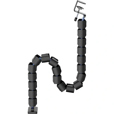 Immagine di SpeaKa Professional Avvolgicavo a spirale ABS, Acciaio, Termoplastico Nero flessibile (L x L A) 1346 100 109 mm 1 pz. SP 13403052