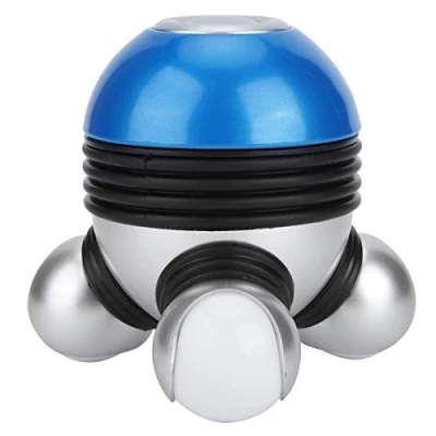 Immagine di Massaggiatore per il corpo, mini portatile a vibrazione corpo rilascio del dolore massaggio con luce LED le gambe collo(blu)