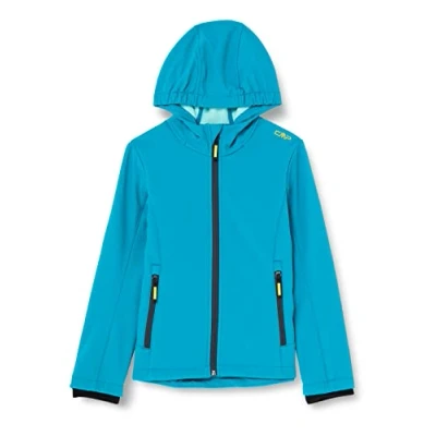 Immagine di CMP Giacca Kid G con cappuccio fisso, Lake, 116 Unisex Bambini e ragazzi