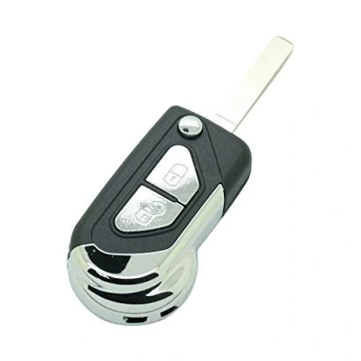 Immagine di BROVACS Guscio di ricambio per chiave compatibile con Citroen DS3 C3 2 pulsanti VA2 Blade Keyless Entry Remote Flip Key Case Fob PG321