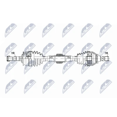 Immagine di NTY NPW PL 152 Albero motore / Semiasse Assale anteriore Dx 962mm M1x/M22 Cambio manuale a 6 marce