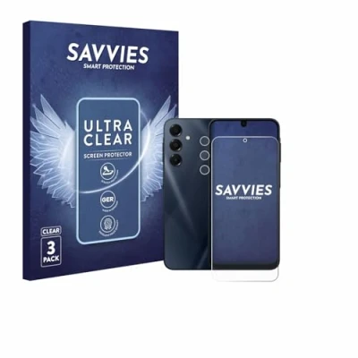 Immagine di savvies (6 Pezzi Pellicola Protettiva per Samsung Galaxy A16 5G (Fronte+Fotocamera) Protezione Schermo Trasparente