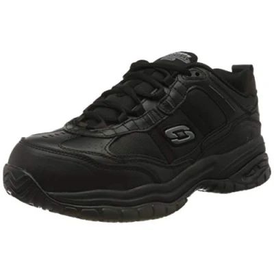Immagine di Skechers Soft Stride Grinnel, Scarpe da ginnastica Uomo, Black Leather Mesh, 42 EU