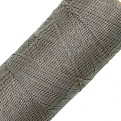 Immagine di LINHASITA, Rocchetto di Filo Cerato, 100 g, 360 m, 0,5 mm Spessore, in Poliestere, per macramé, 30 Colori Grigio