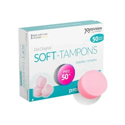 Immagine di JOYDIVISION Soft Tampons Professional Filamless Tampon, Box of 50