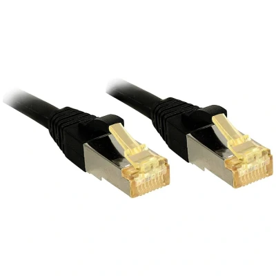Immagine di LINDY 47308 RJ45 cavo di rete, patch CAT 6A/7 S/FTP 1.50 m Nero 1 pz.