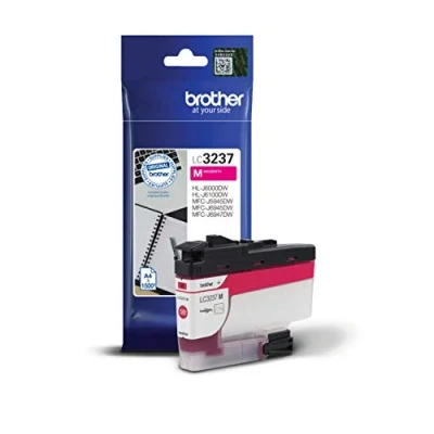Immagine di Brother LC3237M Cartuccia InkJet Originale, Capacità Standard, fino a 1500 Pagine, per Stampanti MFCJ5945DW / MFCJ6945DW HLJ6000DW, Colore Magenta