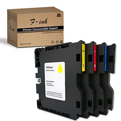Immagine di F INK 4 cartucce di inchiostro a sublimazione compatibili per Sublijet Sawgrass Virtuoso SG400 e SG800,