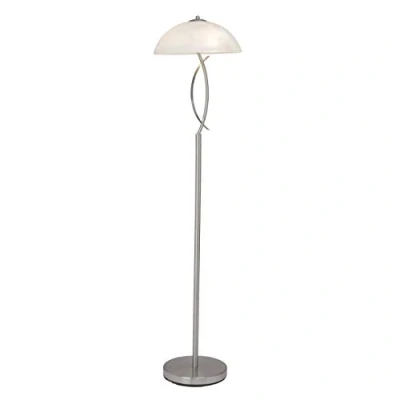 Immagine di Brilliant Boston 12858/13 Lampada a stelo Lampadina Alogena E14 40 W Ferro , Bianco