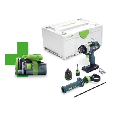 Immagine di Festool Trapano avvitatore a batteria QUADRIVE TDC 18/4 I Basic 5,0