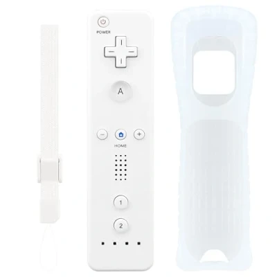 Immagine di OSTENT Sensore di Movimento Controller Remoto Senza fili Bluetooth per Nintendo Wii Console Game Colore Bianco
