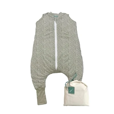 Immagine di molis&amp;co Sacco Nanna con piedini e calzini invernale per Bambini Sacchi 2.5 tog 100% Cotone (Oeko TEX 100) Elm (2 anni)