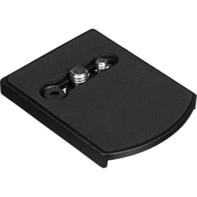 Immagine di Manfrotto 410PL Piastra per Testa con Attacco Rapido 1/4&quot; 3/8&quot; in Alluminio, Fotografia, Nero