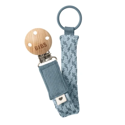 Immagine di Portasucchietto BIBS Braid Petrol/Baby Blue
