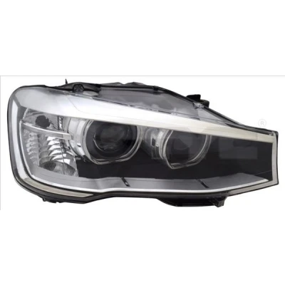 Immagine di TYC 20 16580 06 9 Fari Sx D1S, LED con luce guida diurna per veicolo circolazione Dx senza LED, motore elettrico, centralina BMW: X3, X4