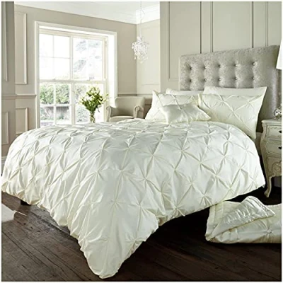 Immagine di Gaveno cavalia Signature Collection Alford e Copripiumino Set con federe, Cream, Super King