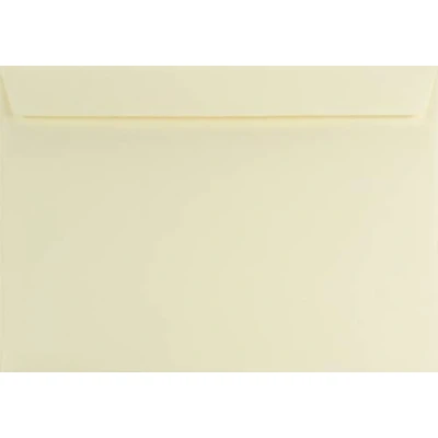 Immagine di Netuno 50 buste da lettere grandi avorio formato C4 229 x 324 mm 120g Olin lettera A4 taglio dritto con strip adesivo feste di compleanno battesimo matrimonio comunione
