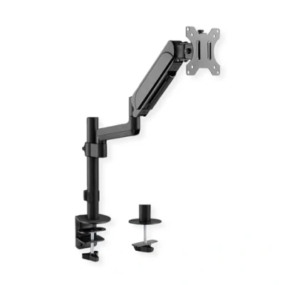 Immagine di Value 1 parte Supporto da tavolo per monitor 43,2 cm (17) 81,3 (32) Nero Regolabile in altezza, Ruotabile, Inclinabile