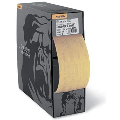 Immagine di Mirka 2912707018 Gold Flex Soft Perf. Ruolo P180, 115 x 125 mm, 200 PRO Roll