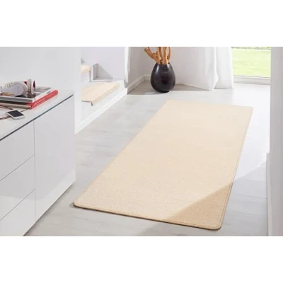 Immagine di HANSE Home Tappeto a Pelo Basso Fancy, in Polipropilene, 80 x 200 0,7 cm, Colore: Beige