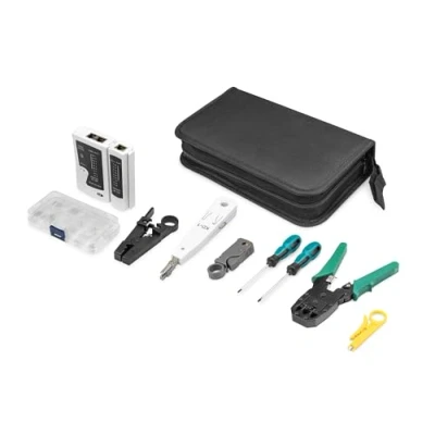 Immagine di Digitus DN 94027 Kit utensili per installazioni di rete Adatto (Specifiche (CAT)): CAT 5e, 6, 7