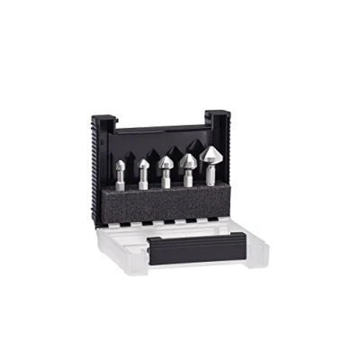 Immagine di Wiha 28027 KIT svasatori conici 5 parti 6.3 mm, 8.3 10.4 12.4 16.5 mm HSS 1/4 (6.3 mm) 1