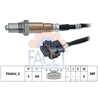 Immagine di FACET 10.8267 Sonda lambda Made in Italy OE Equivalent riscaldato, planare, Filettatura prelubrificata OPEL: Corsa D Hatchback, Meriva A