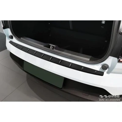 Immagine di Avisa Protezione paraurti Posteriore in Acciaio Inox Nero Opaco Compatibile con Volvo EX30 2023 &#039;Ribs&#039;