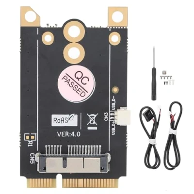 Immagine di scheda adattatore Mini PCI ‑ E a BCM94630 Convertitore WiFi 12 + 6 pin per Windows 7/8 / 8.1, OS X Broadcom BCM94360CD BCM943602CS BCM94360CS2 BCM94331CD/BCM94360CSAX BCM94322