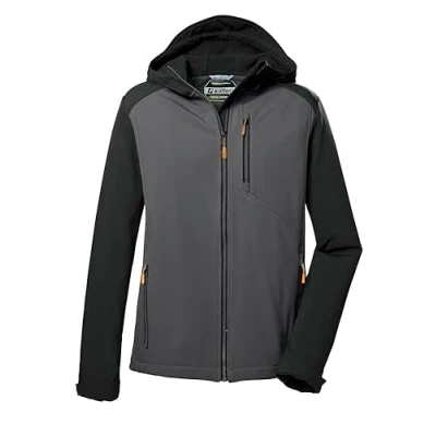 Immagine di killtec Uomo Giacca softshell/giacca outdoor con cappuccio KOS 265 MN SFTSHLL JCKT, black, XXL, 41263 000