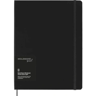 Immagine di Taccuino Moleskine Smart, XL, a righe, nero 19 x 25 cm