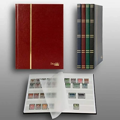 Immagine di A5 classificatori 16 Pagine Bianco, Prophila Leuchtturm, Rosso Colori