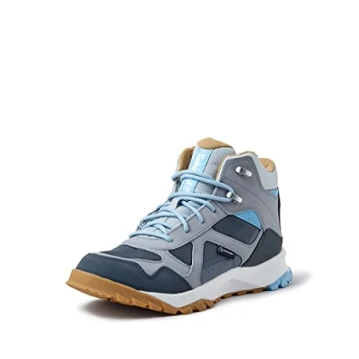 Immagine di Timberland Lincoln Peak Lite Mid F/L WP, Stivali Donna, MD Grey Lthr W Blue, 41.5 EU