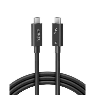 Immagine di cavo certificato Anker Thunderbolt 4, da USB C a 2 m con ricarica 100 W, supporta schermo 8K e trasferimento dati 40 Gbps, per iPhone 15, MacBook, iPad, Samsung Galaxy S23 altri